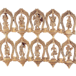 Pure Brass Vishnu Dashavatar Wall Hanging 18" Spiritual Art | Jaipurio